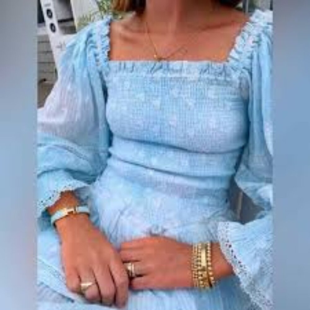 Loveshackfancy ruffle mini raelynn dress